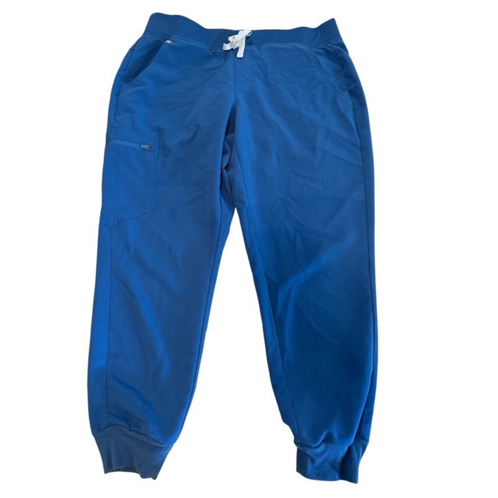 FIGS Zamora Technical‎ Scrub Jogger Pants Womens L Navy Blue Workwear